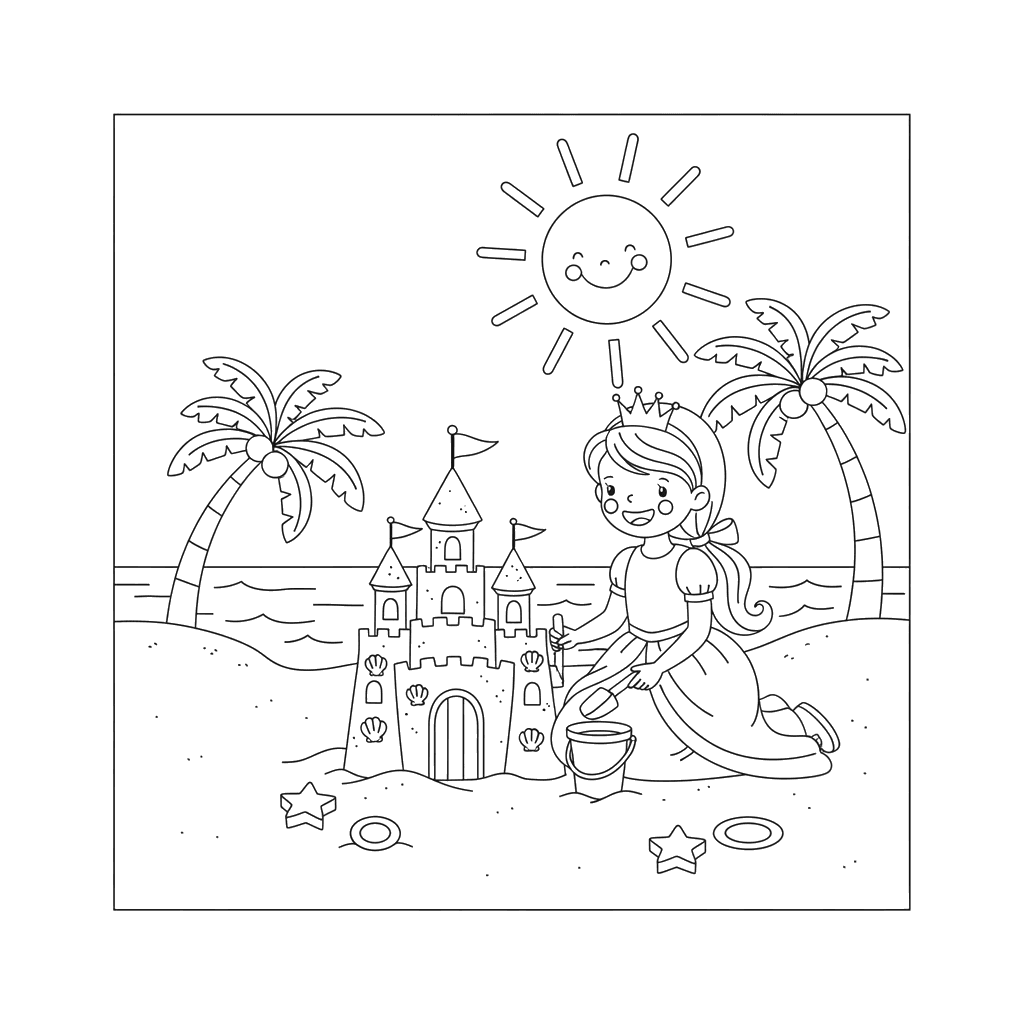 Princess Sandcastle Beach